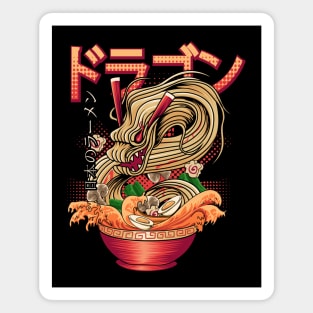 Furious Dragon Ramen Wave Japanese Food Japan Ramen Magnet